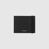 Carhartt Coated Bifold Wallet - Black / White - Front With Carhartt Embroidery 