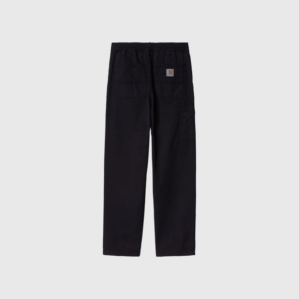 Carhartt WIP Flint Pant - Black Garment Dyed - Back