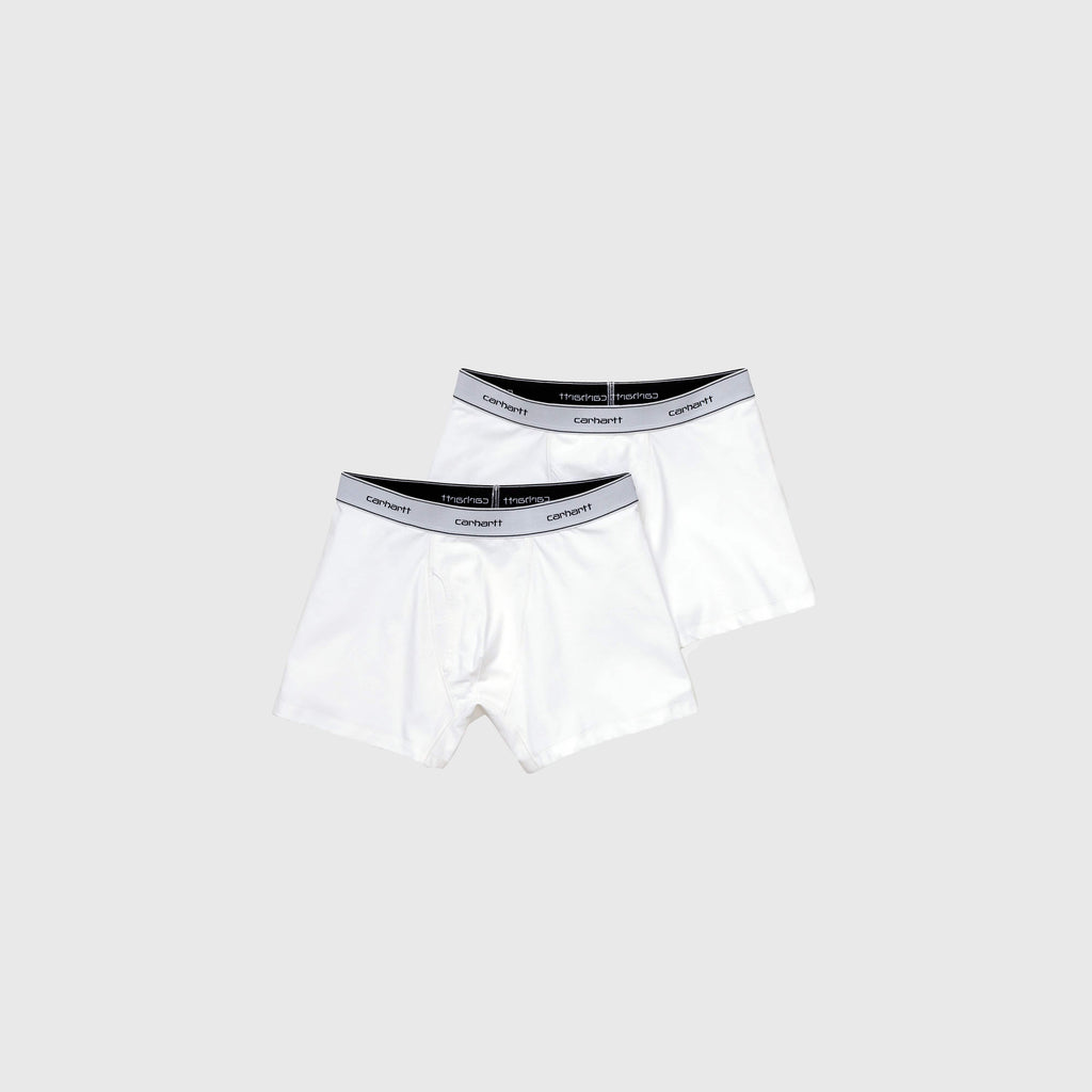 Carhartt WIP Cotton Trunks - White + White