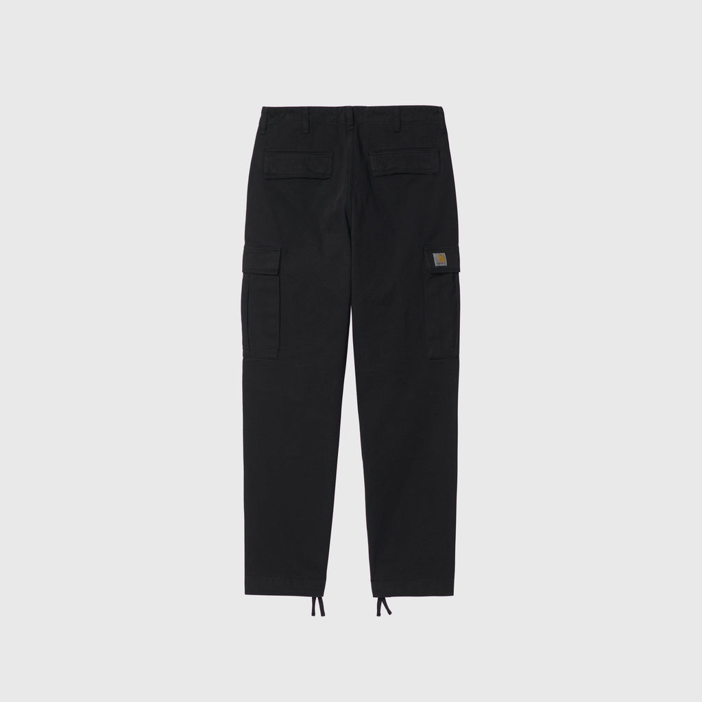 Carhartt Regular Cargo Pant - Black Garment Dyed - Back