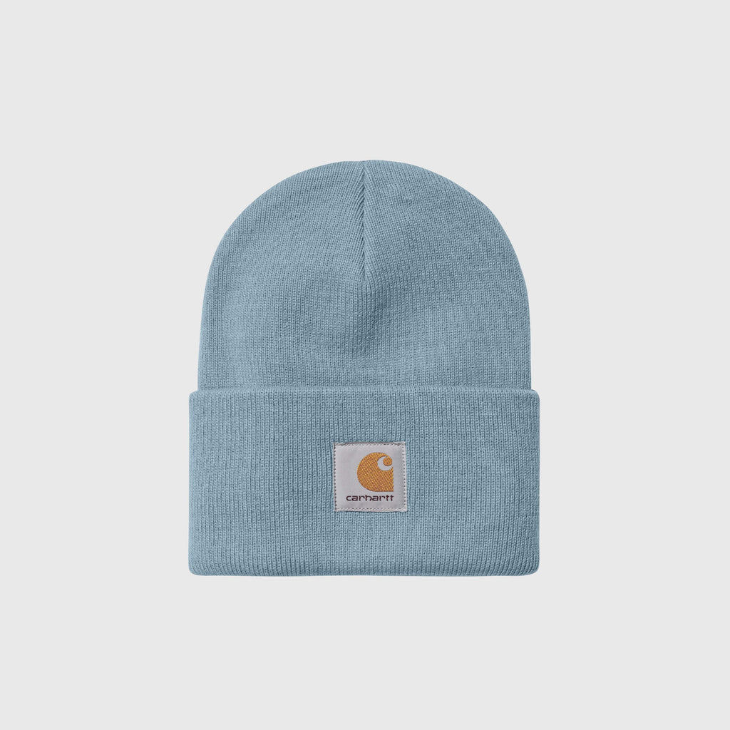 Carhartt WIP Acrylic Watch Hat - Frosted Blue - Front