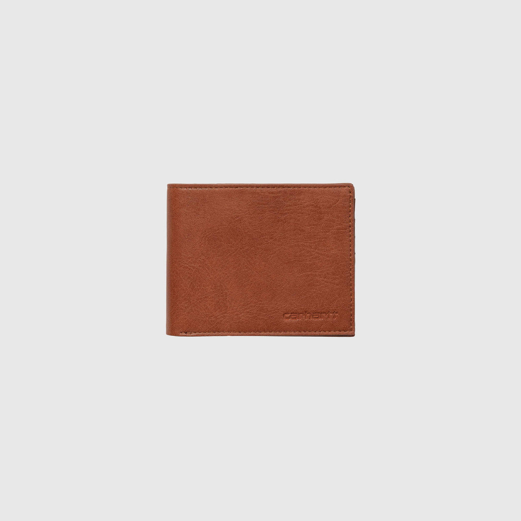 Carhartt WIP Card Wallet - Cognac - Front