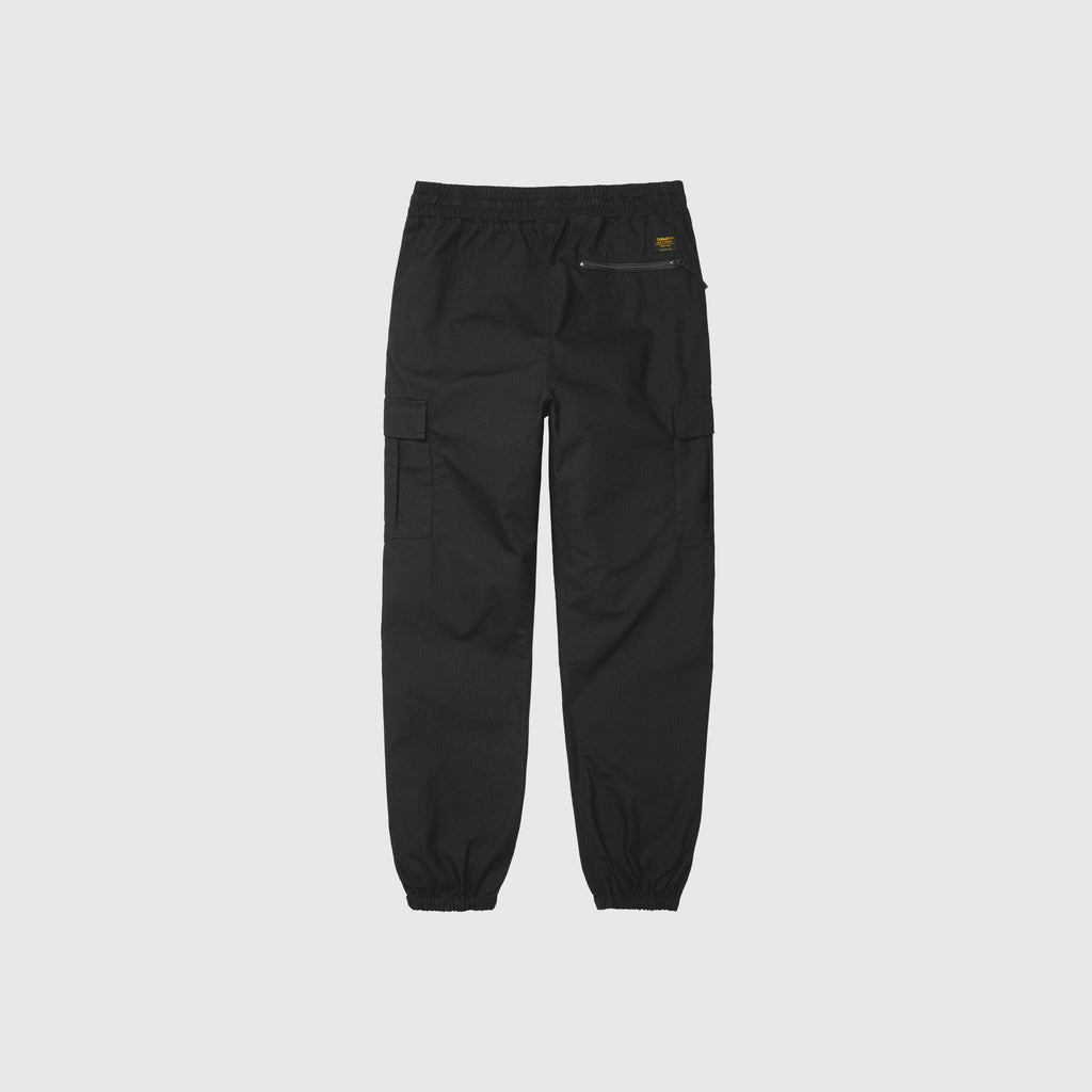 Carhartt WIP Cargo Jogger - Black Rinsed - Back