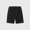 Carhartt WIP Flint Short - Black Garment Dyed - Front