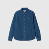 Carhartt WIP L/S Weldon Shirt - Blue Heavy Stone Wash - Front