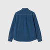 Carhartt WIP L/S Weldon Shirt - Blue Heavy Stone Wash - Back
