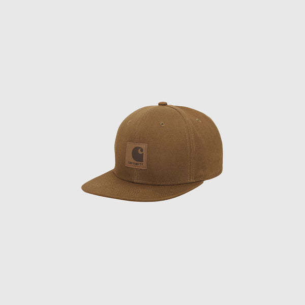 Carhartt WIP Logo Cap - Hamilton Brown - Front
