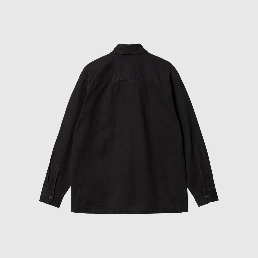 Carhartt WIP Reno Shirt Jacket - Black Garment Dyed - Back