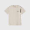 Carhartt WIP SS American Script Tee - Natural - Front
