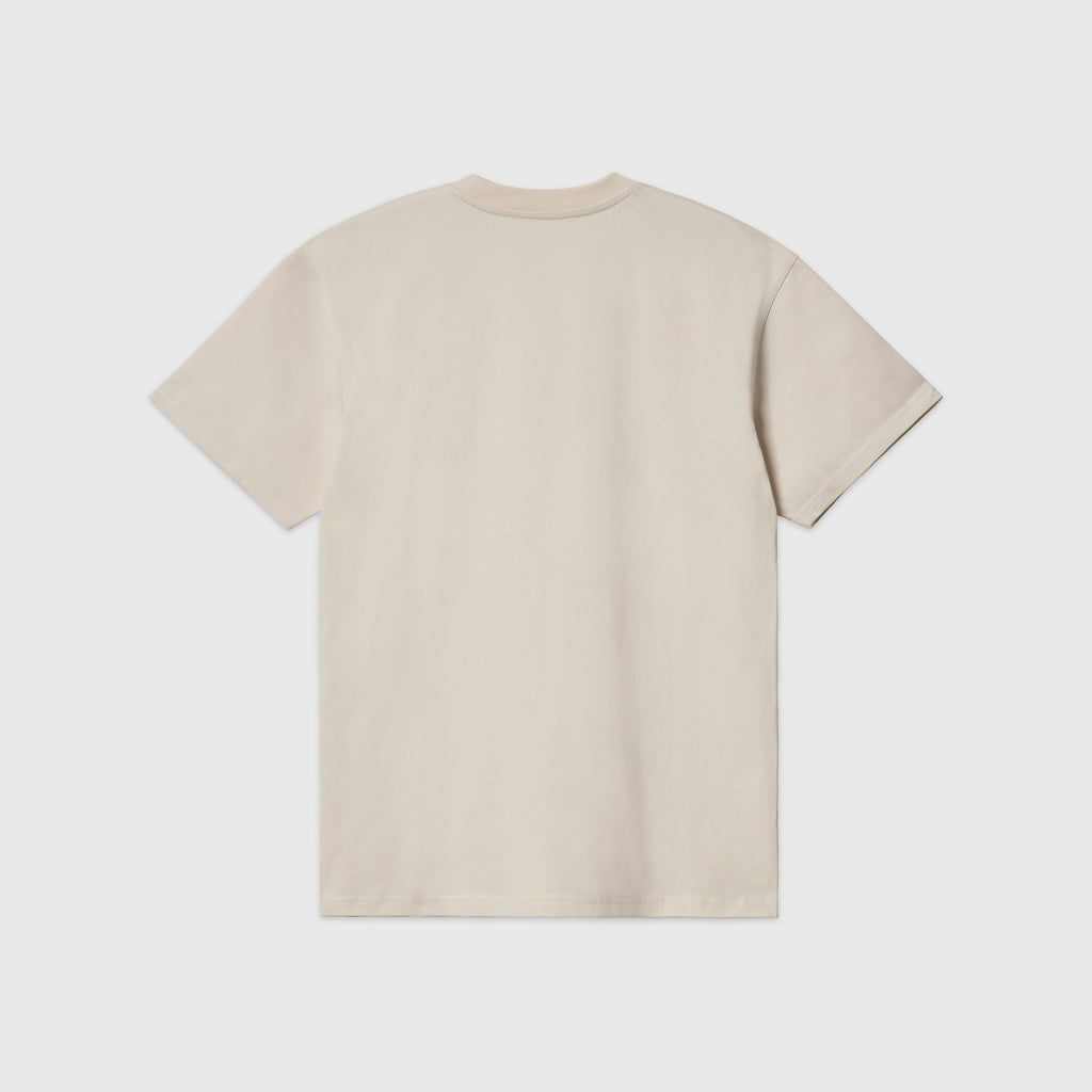 Carhartt WIP SS American Script Tee - Natural - Back