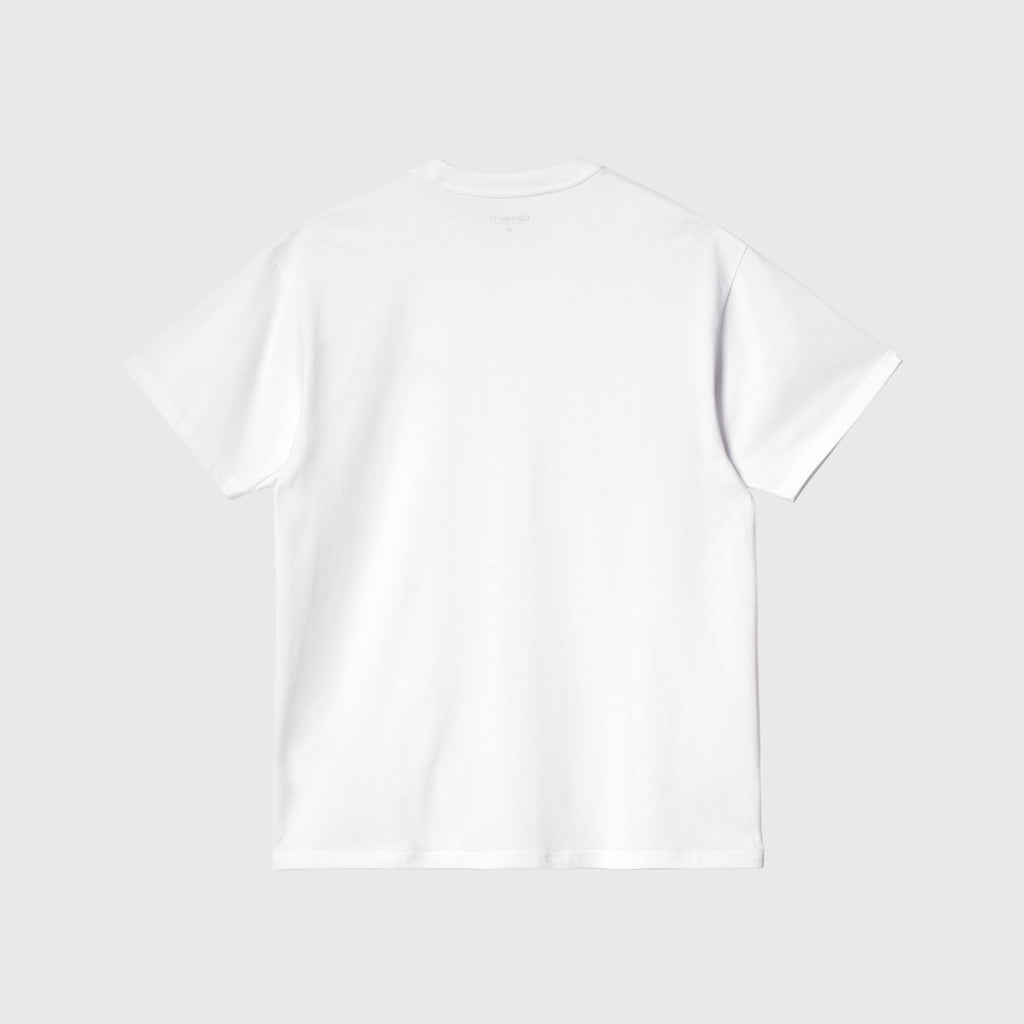 Carhartt WIP SS American Script Tee - White - Back