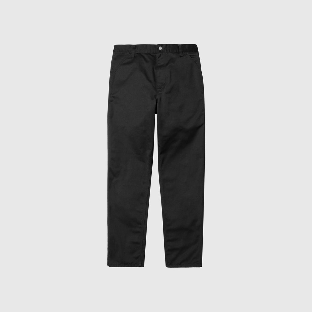 Carhartt WIP Simple Pant - Black Rinsed - Front
