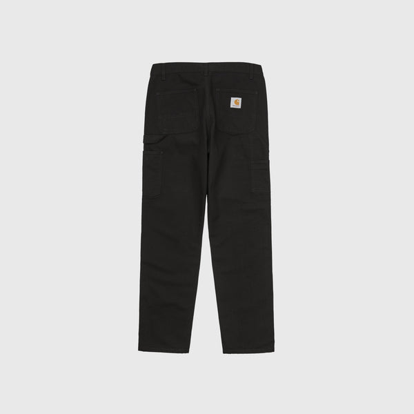 Carhartt WIP Single Knee Pant - Black Rinsed - Back