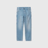 Carhartt WIP Single Ruck Knee Pant - Blue Light True Washed - Front