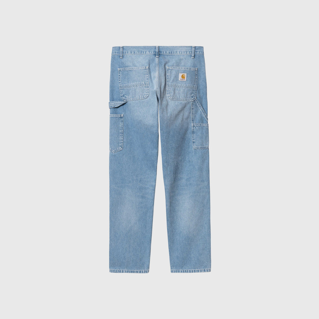 Carhartt WIP Single Ruck Knee Pant - Blue Light True Washed - Back