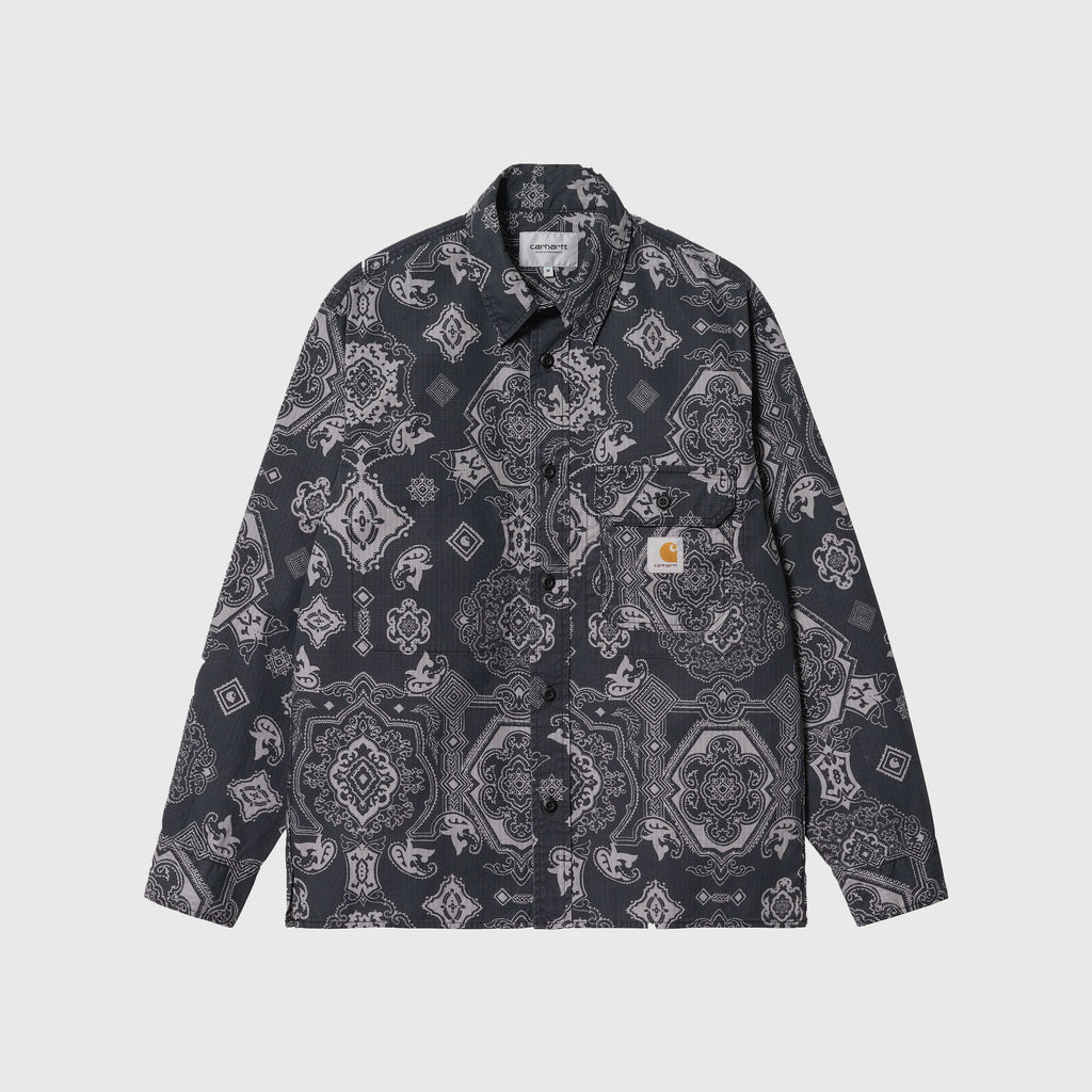 Carhartt WIP Verse Shirt - Verse Print / Black - Front