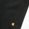 Carhartt WIP Chase Sweat Pant - Black / Gold Chase Logo