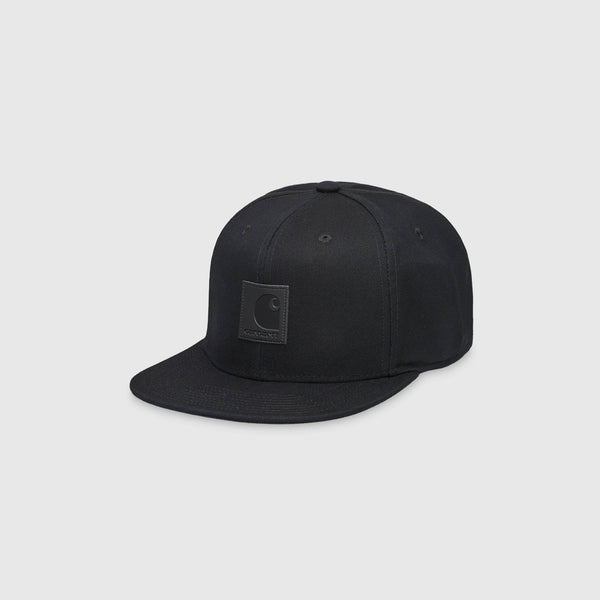 Carhartt WIP Logo Cap - Black Front