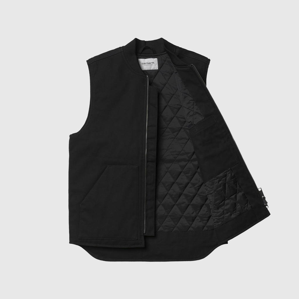 Carhartt WIP Rigid Vest - Black Front Open