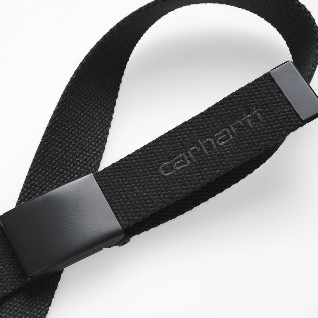  Carhartt Script Tonal Belt - Black Embroidery