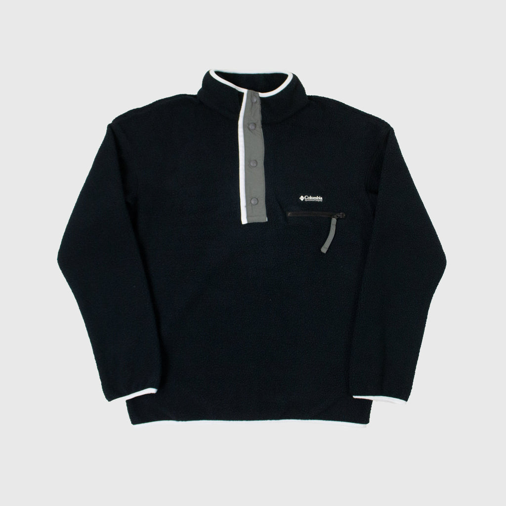 Columbia Helvetia Half Snap Fleece - Black - Front