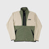 Columbia Back Bowl Lightweight Fleece - Ancient Fossil / Stone Green / Black - Front