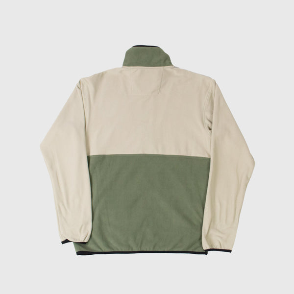 Columbia Back Bowl Lightweight Fleece - Ancient Fossil / Stone Green / Black - Back