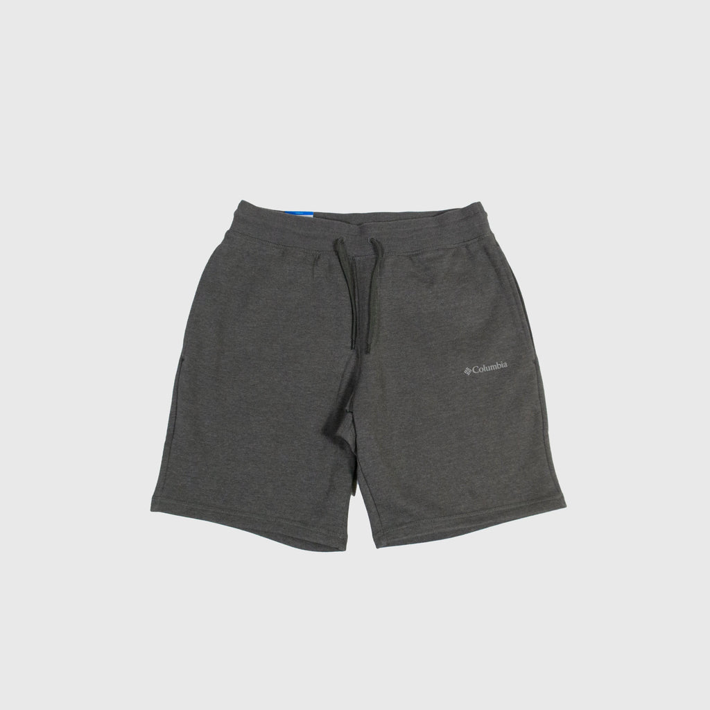 Columbia Logo Fleece Shorts - City Grey Heather - Front