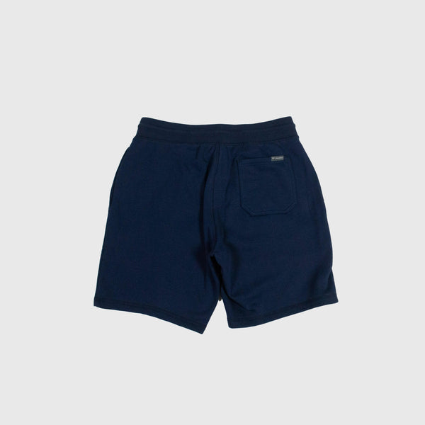 Columbia Logo Fleece Shorts - Collegiate Navy - Back