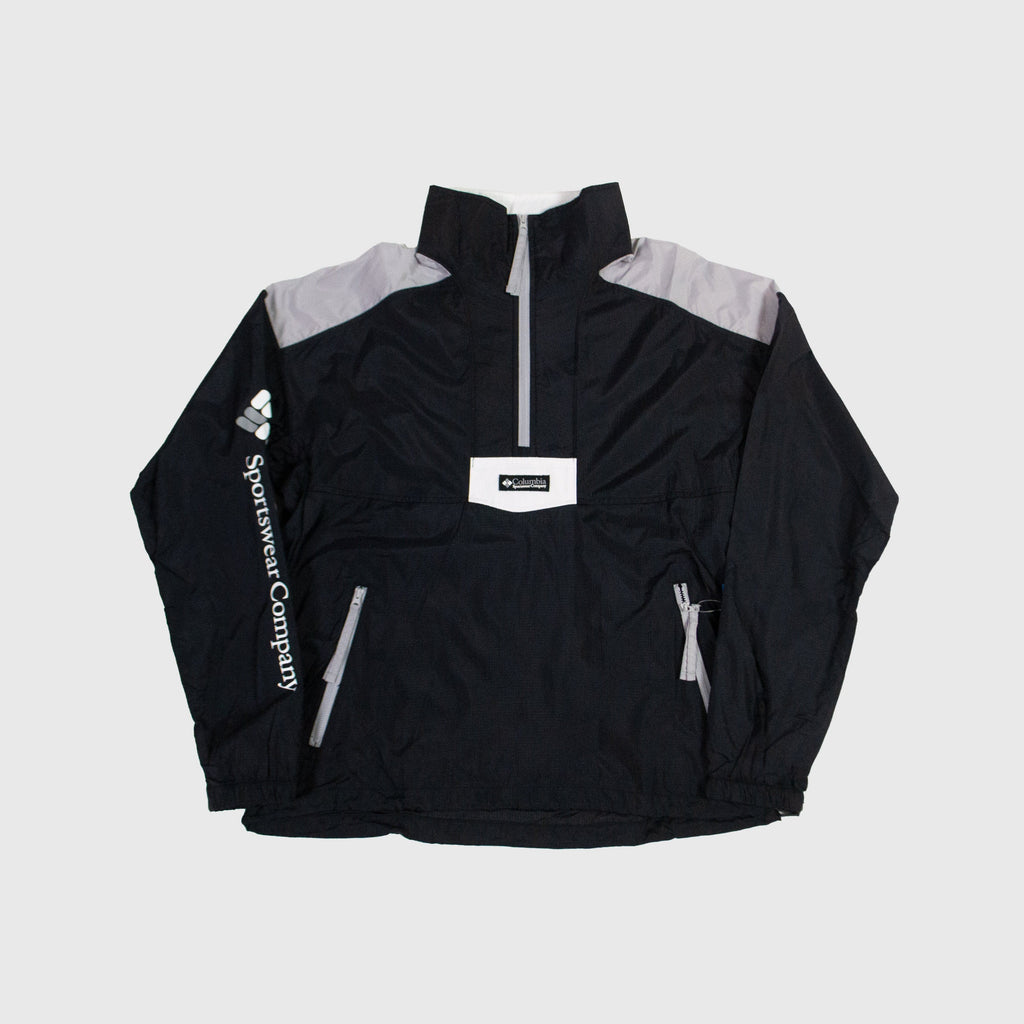 Columbia Riptide Anorak - Black / Columbia Grey / White - Front