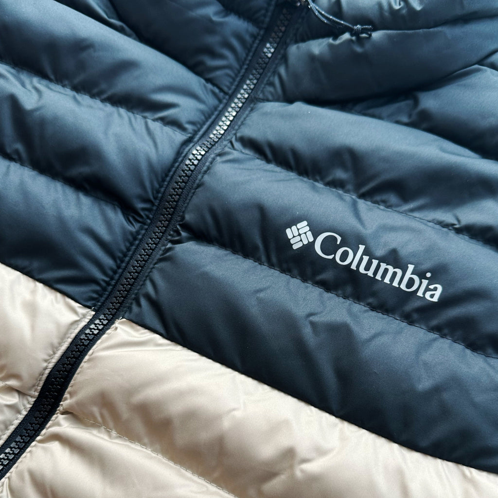 Columbia Powder Lite Vest - Ancient Fossil - Front Close Up