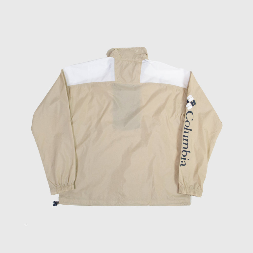 Columbia Riptide Anorak - Ancient Fossil / White / Collegiate Navy - Back