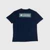 Columbia North Cascades Tee - Collegiate Navy Retro Box Graphic - Back