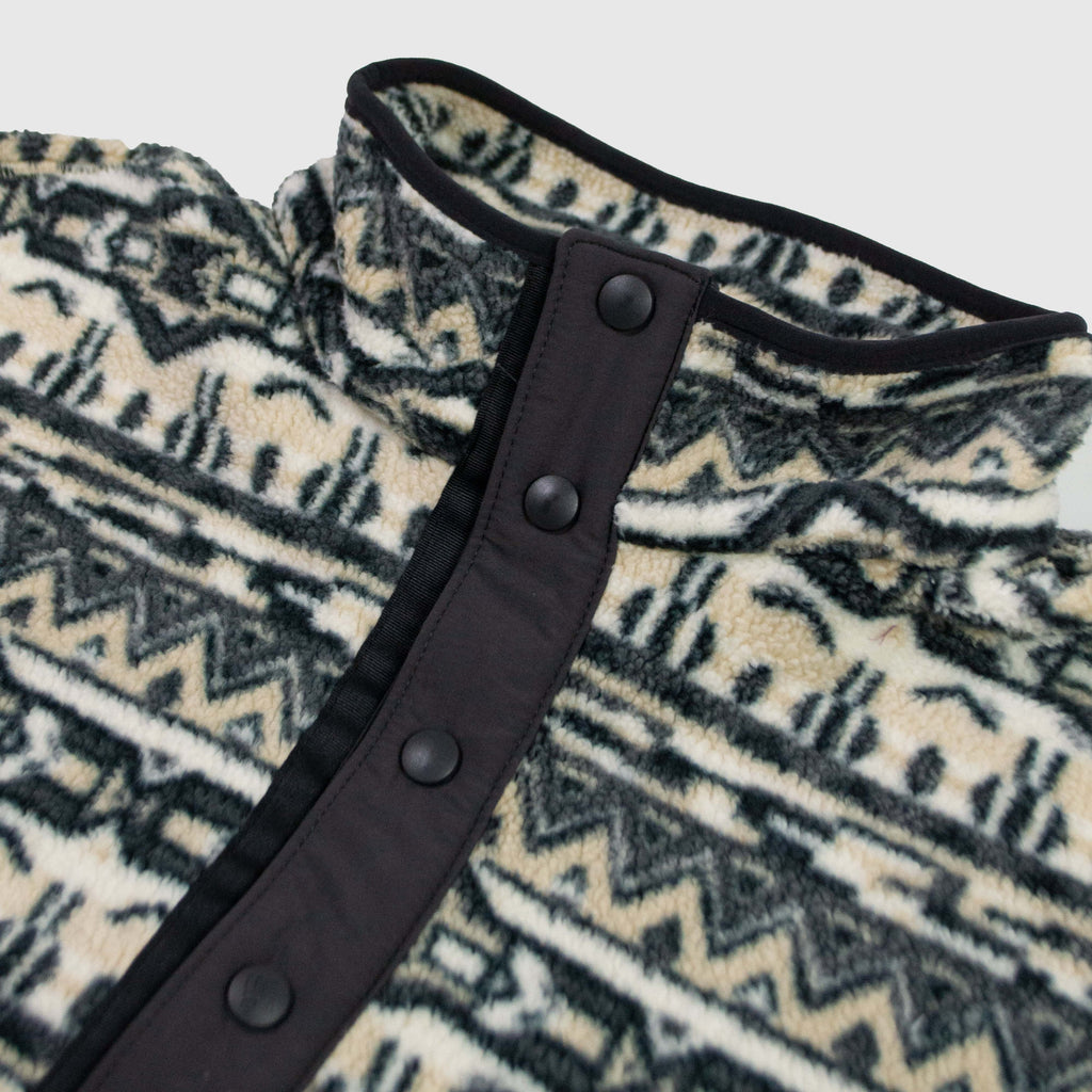 Columbia Helvetia Half Snap Fleece - Ancient Fossil - Front Close Up