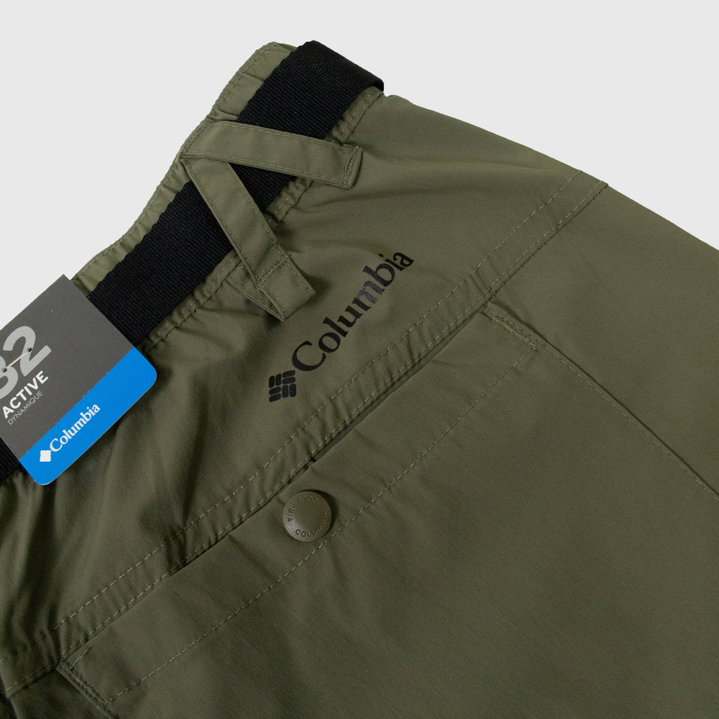 Columbia Maxtrail Lite Short - Stone Green - Close Up