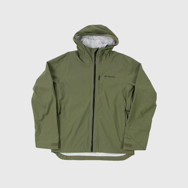 Columbia Omni-Tech Ampli-Dry Shell - Stone Green - Front