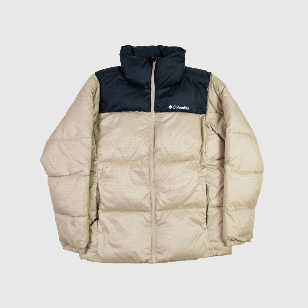 Columbia Puffect II Jacket - Ancient Fossil / Black - Front