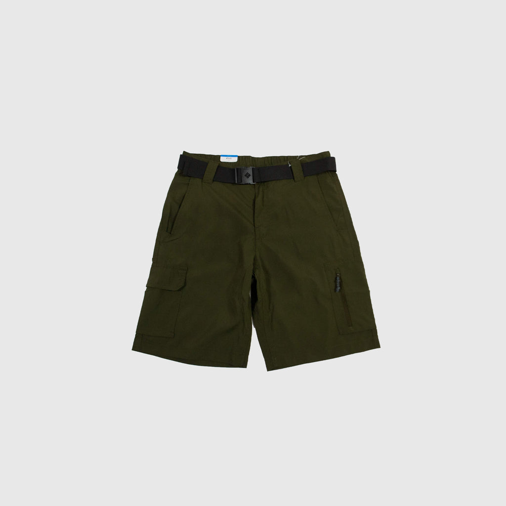 Columbia Silver Ridge Utility Cargo Short - Olive Green - Front