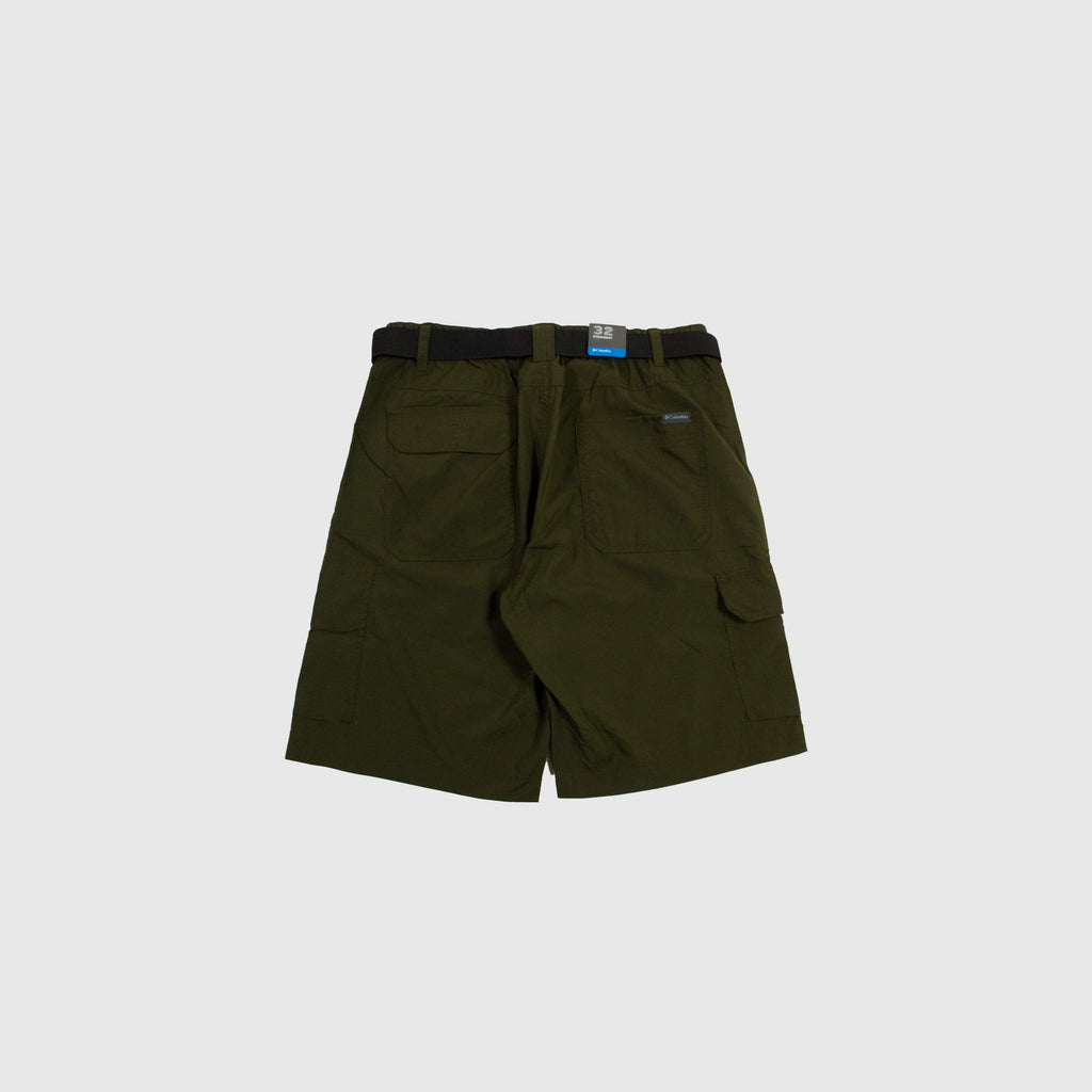 Columbia Silver Ridge Utility Cargo Short - Olive Green - Back