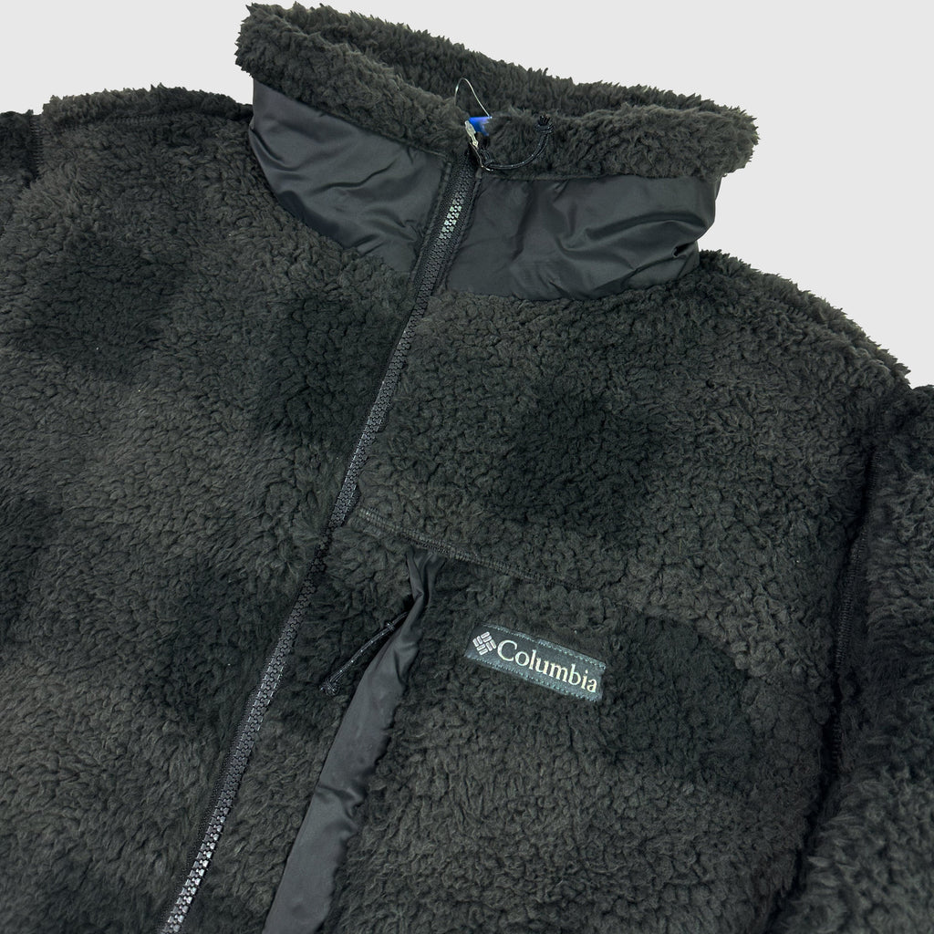 Columbia Winter Pass Print Fleece - Black Check - Front Close Up