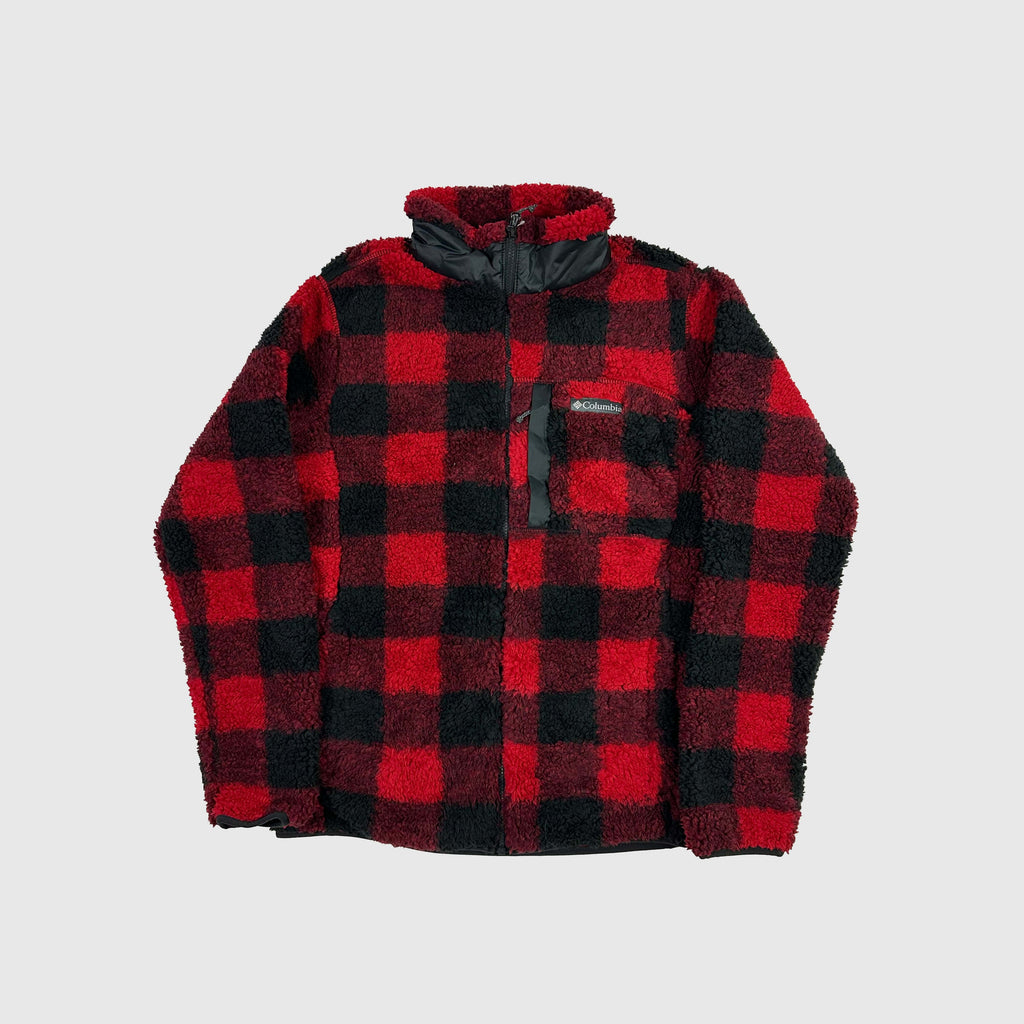 Columbia Winter Pass Print Fleece Mountain - Red Check - Front