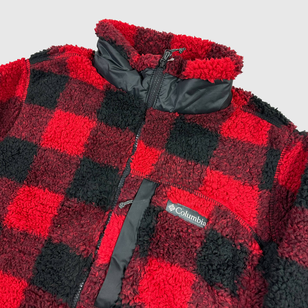 Columbia Winter Pass Print Fleece Mountain Red Check