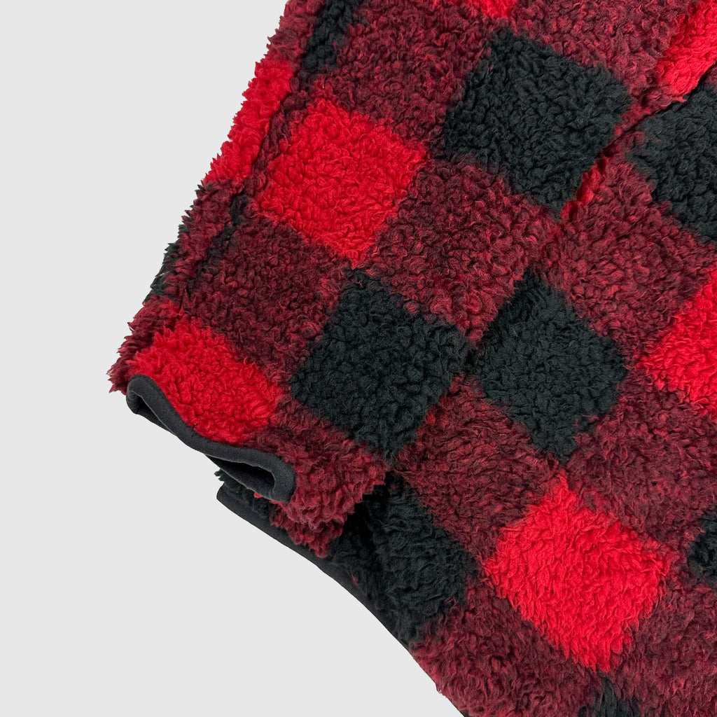 Columbia Winter Pass Print Fleece Mountain - Red Check - Front Close Up