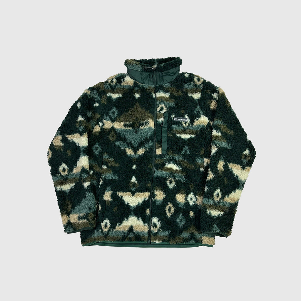 Columbia Winter Pass Print Fleece - Spruce Rocky Mo - Front
