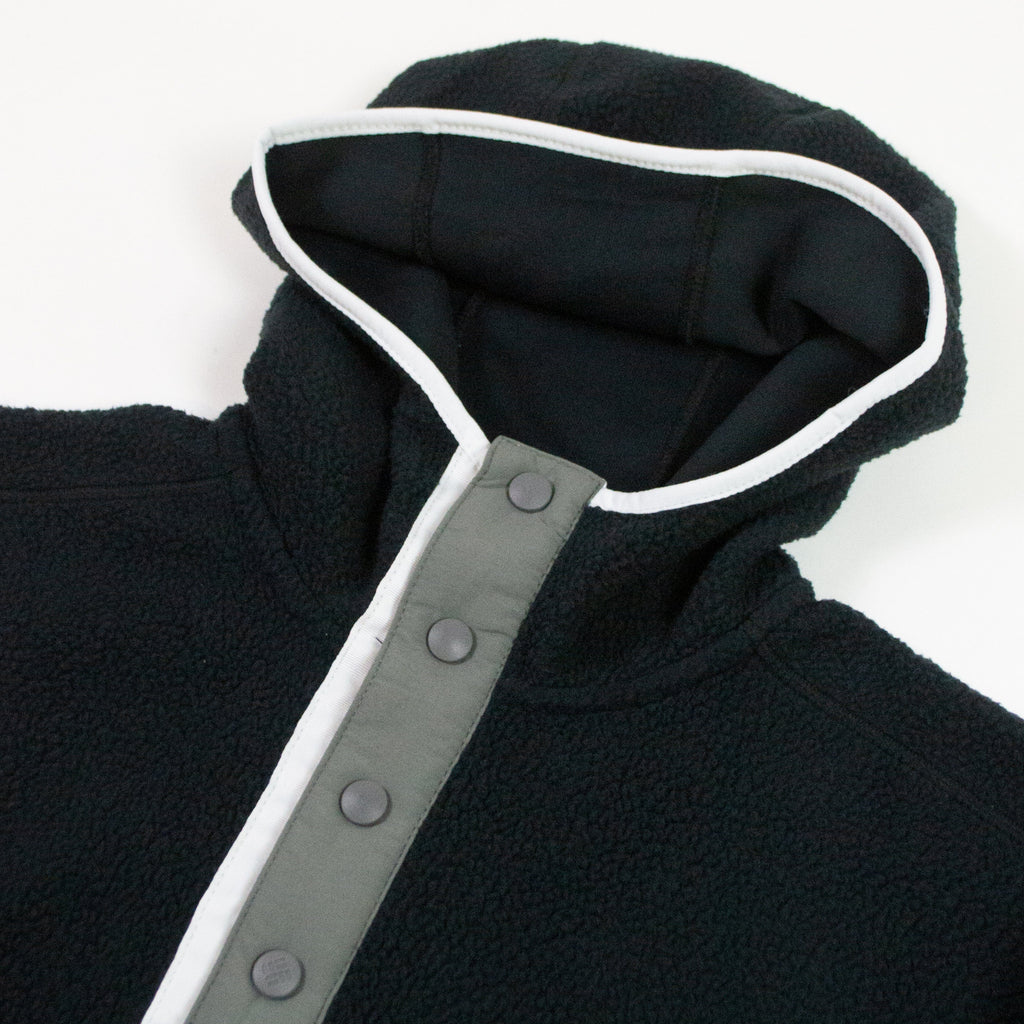 Columbia Helvetia Hoodie - Black Button Closure 