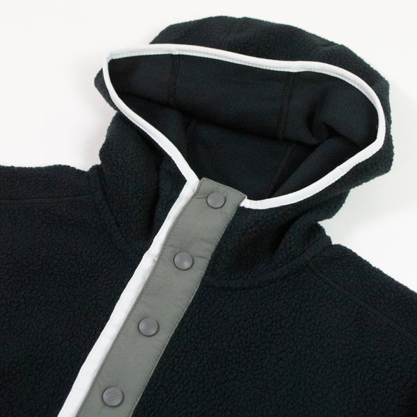 Columbia Helvetia Hoodie - Black Button Closure 