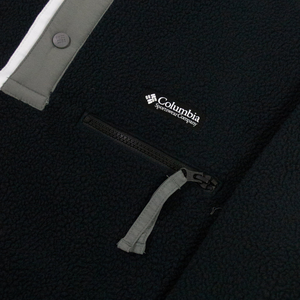 Columbia Helvetia Hoodie - Black Chest Pocket 