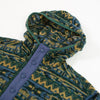 Columbia Helvetia Hoodie - Spruce 80 Striped Button Closure 