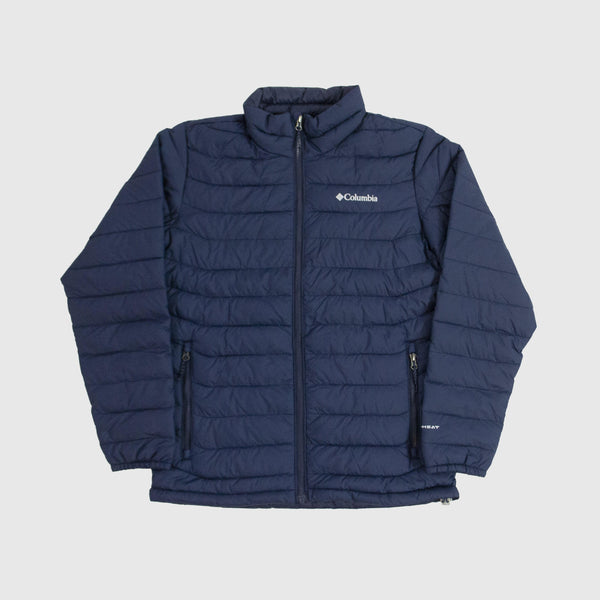 Columbia Powderlite Jacket - Collegiate Navy Front 