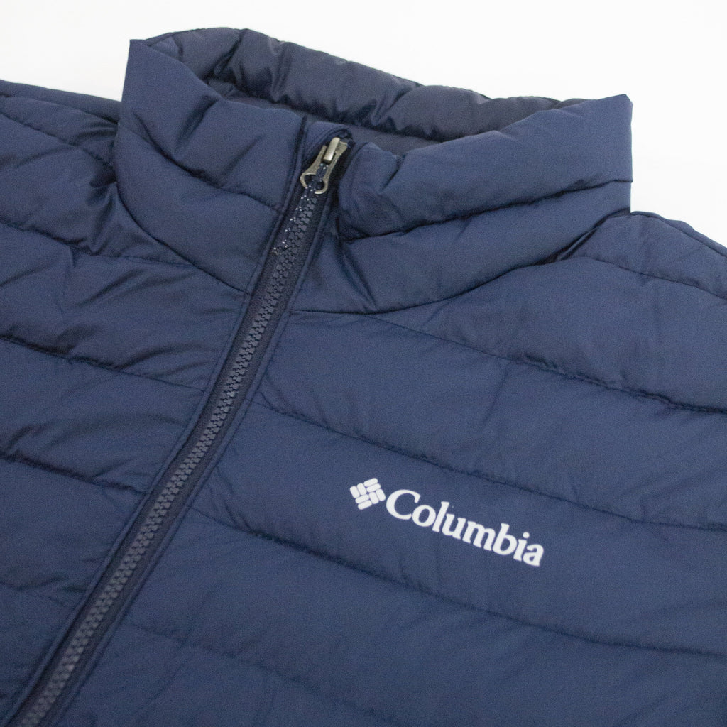 Columbia Powderlite Jacket - Collegiate Navy Chest Logo